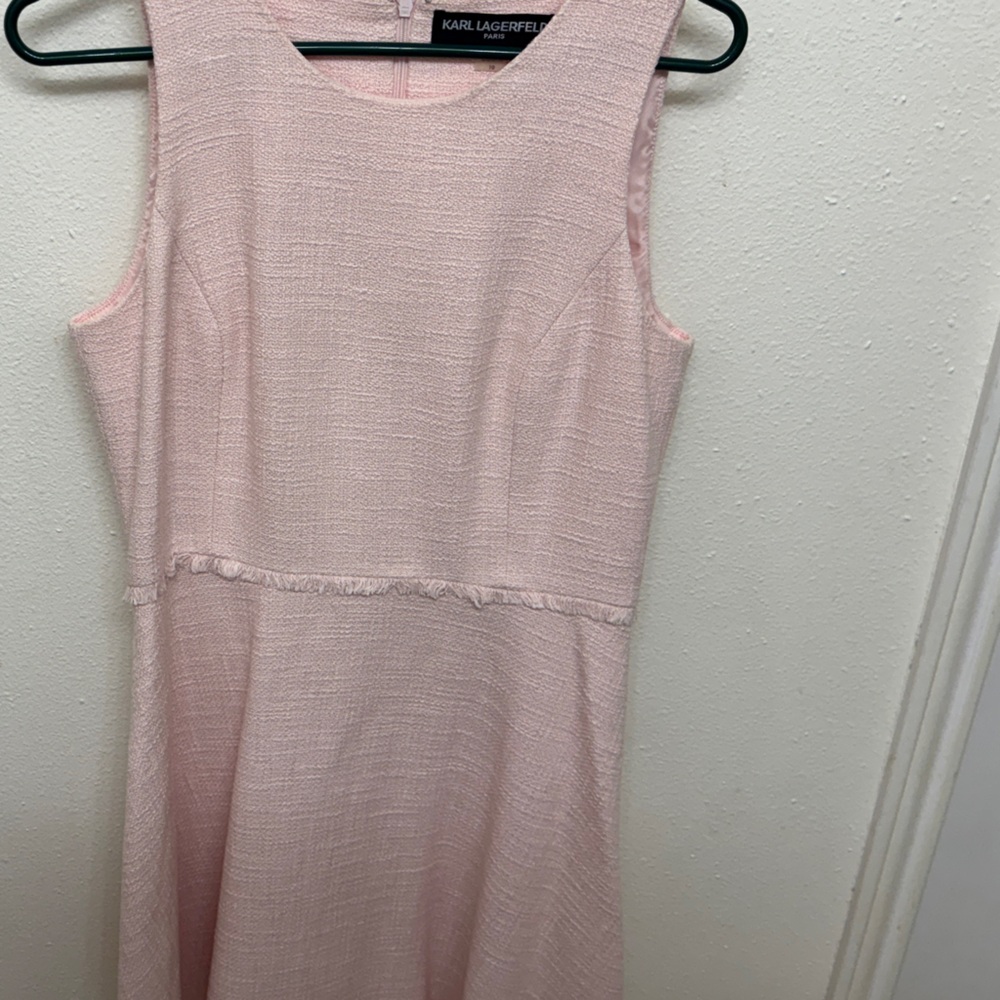 Karl Lagerfeld Pink Sleeveless Dress